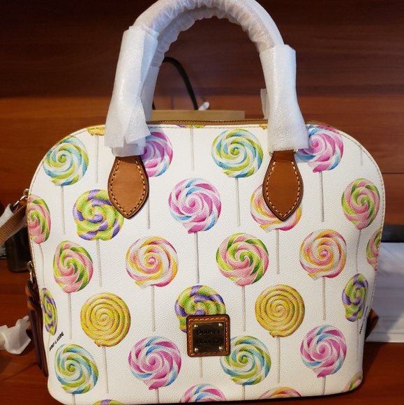 Dooney & Bourke Handbags - Dooney & Bourke Swirl Zip Satchel